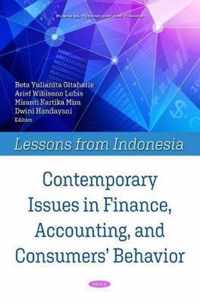 Contemporary Issues in Finance, Accounting, and Consumers' Behavior