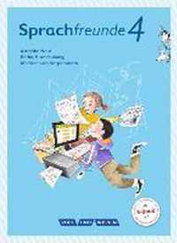 Sprachfreunde 4. Schuljahr- Ausgabe Nord (Berlin, Brandenburg, Mecklenburg-Vorpommern) - Sprachbuch mit Grammatiktafel und Lernentwicklungsheft