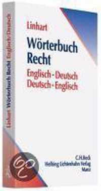 Wörterbuch Recht. Deutsch - Englisch / Englisch Deutsch