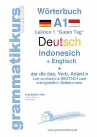 Worterbuch Deutsch - Indonesisch - Englisch