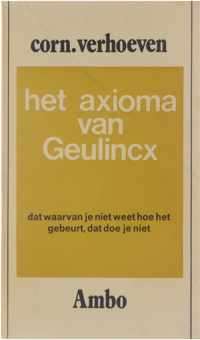 Het axioma van Geulincx