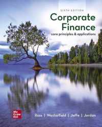 ISE Corporate Finance Core Principles and Applications