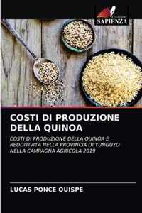 Costi Di Produzione Della Quinoa
