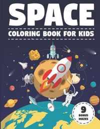 Space Coloring Book for Kids