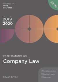 Core Statutes on Company Law 2019-20