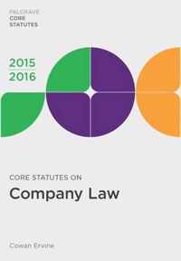 Core Statutes on Company Law