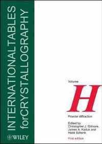 International Tables for Crystallography Powder Diffraction IUCr Series International Tables for Crystallography