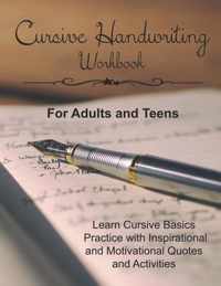 Cursive Handwriting Workbook for Adults and Teens