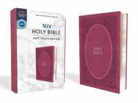 NIV, Holy Bible, Soft Touch Edition, Leathersoft, Pink, Comfort Print