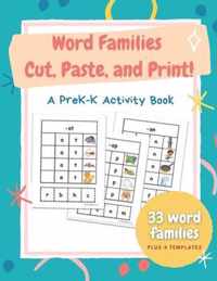 Word Families Cut, Paste, and Print!
