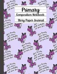 Primary Composition Notebook, Story Paper Journal