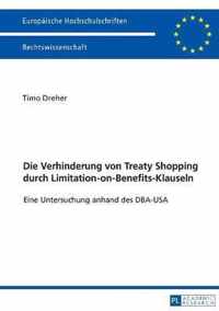 Die Verhinderung Von Treaty Shopping Durch Limitation-On-Benefits-Klauseln