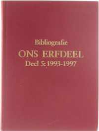 Bibliografie Ons Erfdeel Deel 5: 1993-1997