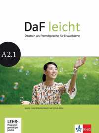 DaF Leicht A2.1 Kurs- und Übungsbuch + DVD-ROM