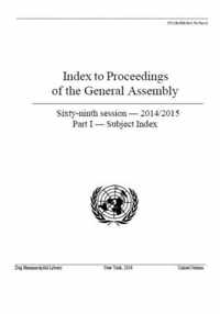 Index to Proceedings of the General Assembly 2014/2015