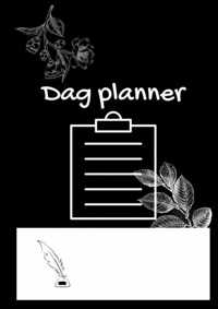 Dag planner A4 zwart/wit - Kris Degenaar - Paperback (9789464487268)