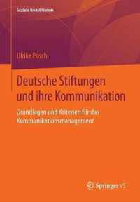 Deutsche Stiftungen Und Ihre Kommunikation