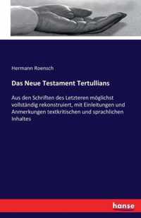 Das Neue Testament Tertullians