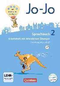 Jo-Jo Sprachbuch - Allgemeine Ausgabe. 2. Schuljahr - Arbeitsheft in Schulausgangsschrift mit CD-ROM