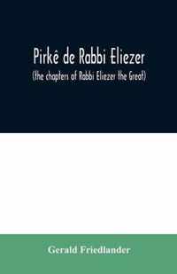 Pirke de Rabbi Eliezer