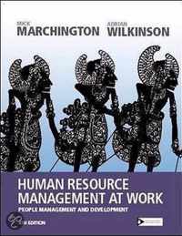 Human Resource Management At Work