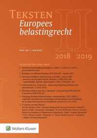 Teksten Europees belastingrecht 2018/2019