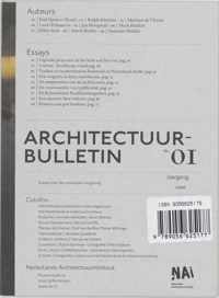 Architectuurbulletin / 01 Essays Over De Ontworoen Omgeving