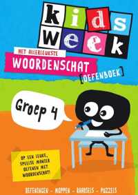 Het allerleukste woordenschat oefenboek - Kidsweek in de klas groep 4 - Paperback (9789000373512)