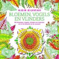 Kleur je origami - Bloemen, vogels en vlinders