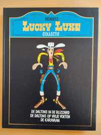 Lucky Luke Collectie A 18 - Lekturama - De Daltons in de blizzard + De Daltons op vrije voeten + De karavaan