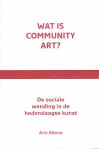 Wat is community art?