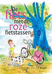 De fiets met de roze fietstassen