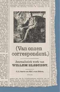 Van onzen correspondent