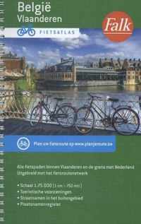 Falkplan fietskaart  -   Belgie Vlaanderen