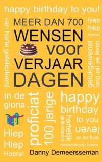 Meer dan 700 wensen voor Verjaardagen - Danny Demeersseman - Paperback (9789403652214)