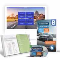 AutoTheorieboek 2023 - Theorie leren auto + Auto Theorie Leren en Oefenen CD-rom 2023