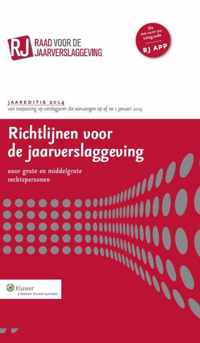 Richtlijnen voor de jaarverslaggeving Jaareditie 2014