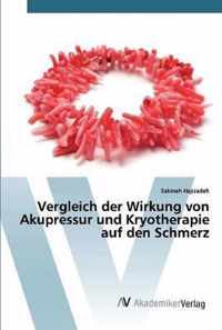 Vergleich der Wirkung von Akupressur und Kryotherapie auf den Schmerz