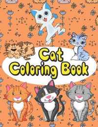Cat coloring Book