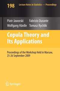Copula Theory and Its Applications