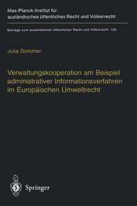 Verwaltungskooperation Am Beispiel Administrativer Informationsverfahren Im Europaischen Umweltrecht