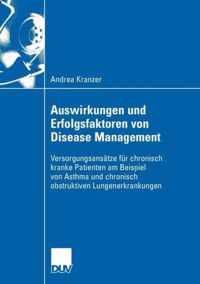 Auswirkungen Und Erfolgsfaktoren Von Disease Management