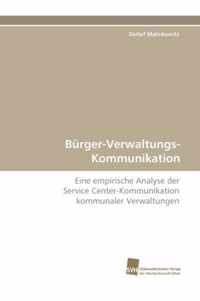 Burger-Verwaltungs-Kommunikation