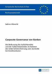 Corporate Governance von Banken