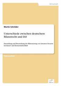 Unterschiede zwischen deutschem Bilanzrecht und IAS