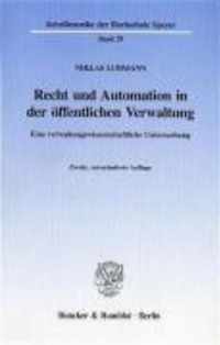 Recht Und Automation in Der Offentlichen Verwaltung