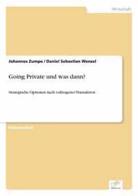 Going Private und was dann?