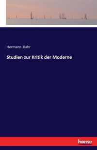 Studien zur Kritik der Moderne