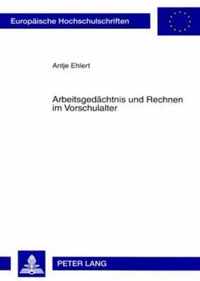 Arbeitsgedächtnis und Rechnen im Vorschulalter