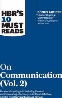 HBR's 10 Must Reads on Communication, Vol. 2